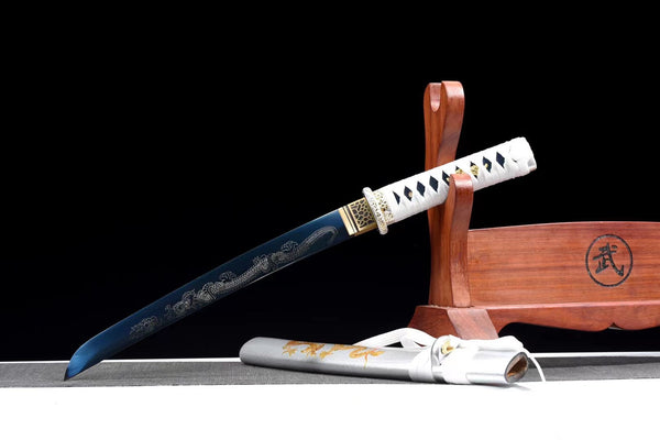 Katana de corte no muerto, espada samurái japonesa hecha a mano, espada  Katana real, acero de alto manganeso, hoja roja -  México